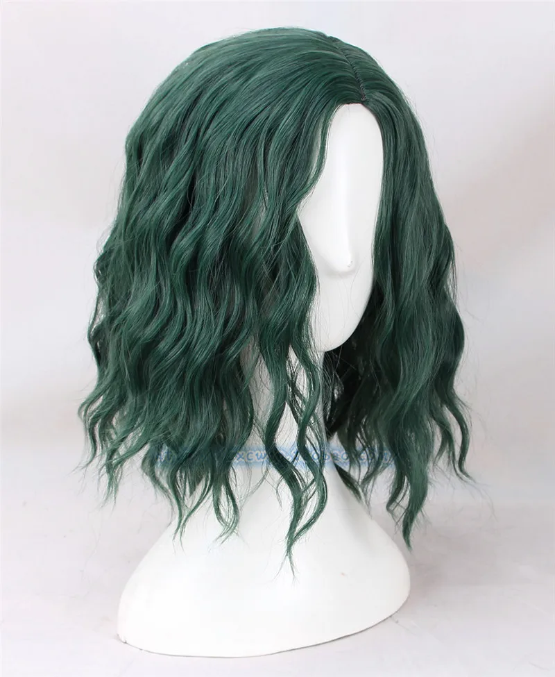 Одаренных Lorna Dane Polaris Косплэй, модный парик Лолита Парики Для женщин 30 см короткий кудрявый волнистый костюмный Хэллоуин вечерние парик зеленый