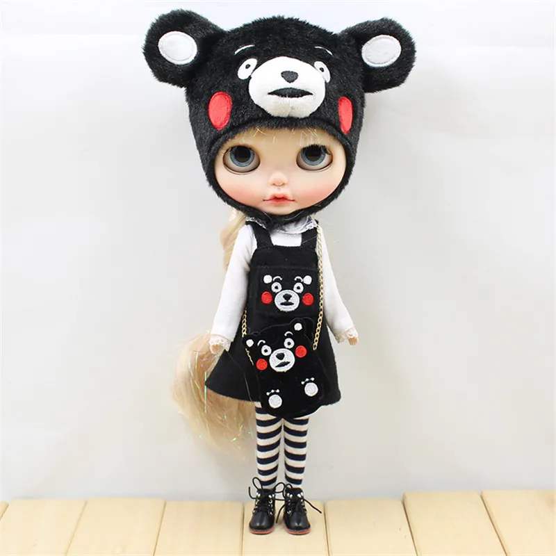 Одежда для 1/6 Блит Кумамон Стиль с Hat &amp Bag | Игрушки и хобби