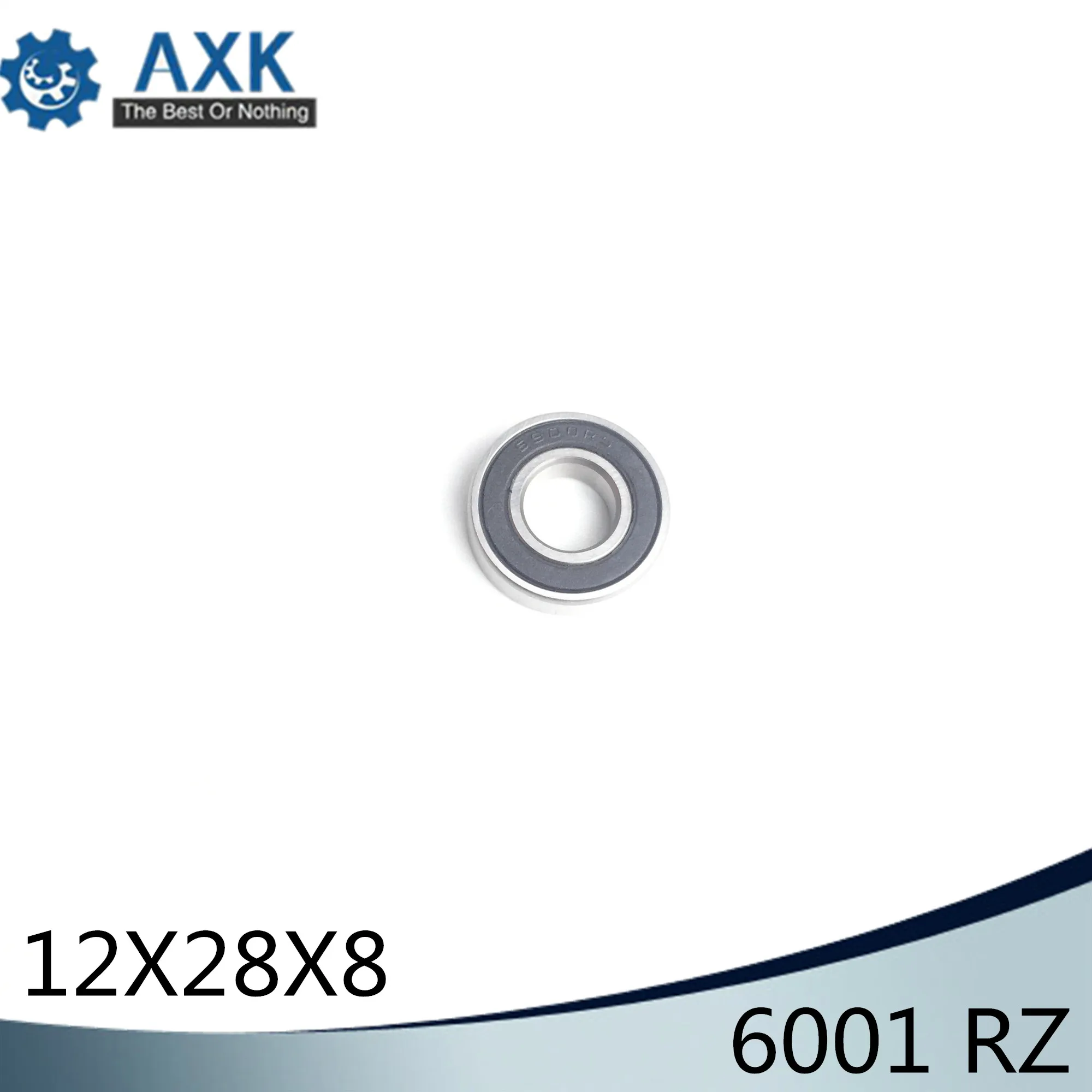 6001RZ керамический подшипник 12*28*8 мм ABEC 3 ( 10 шт.) немой для пылесосов 6001 RS 2RZ упорные