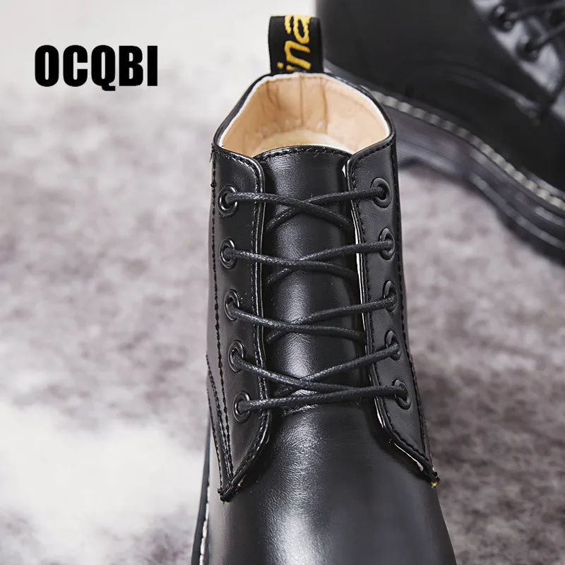 Женские ботинки martens scarpe donna; женские Ботинки martin; botines mujer; ботильоны; женские теплые зимние ботинки на меху с градиентом