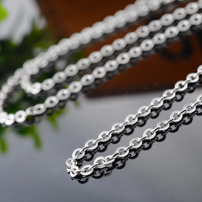 FUNIQUE 2 шт цепи из нержавеющей стали для ювелирных изделий DIY крест цепи ожерелье 45 см 60 см 65 см 70 см золотой и серебряный цвет ювелирных изделий