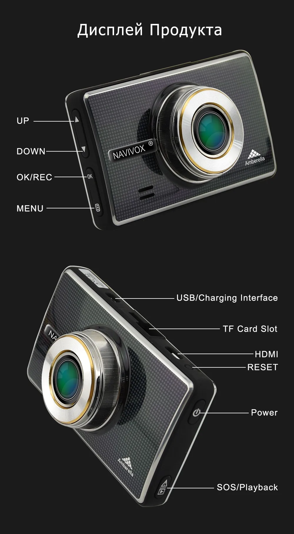 Navivox ADAS Автомобильный dvr камера Full HD 1296 P видео регистратор g-сенсор 170 градусов Dashcam ночное видение автомобиля видеокамера DVR