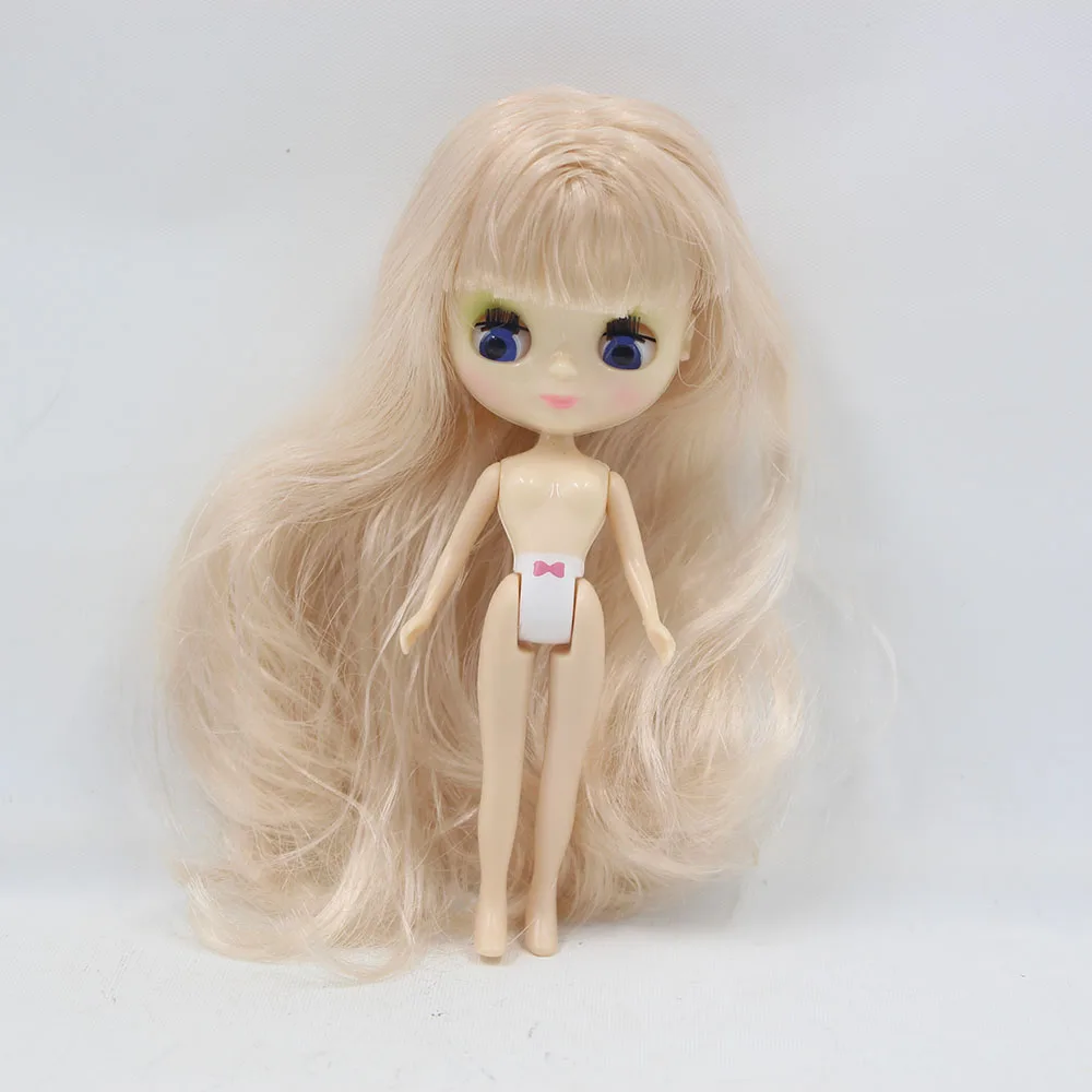Мини blyth кукла Обнаженная фабрика кукла подходит для diy Изменить макияж волосы очень долго может изменить их волосы, такие как в точках - Цвет: Like the picture