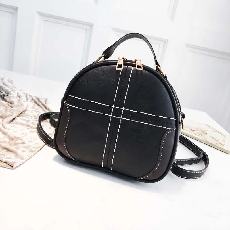 Women PU Leather Backpack Female Bag School Feminine Traveal Bags Small Backpacks for Girls DALFR | Багаж и сумки