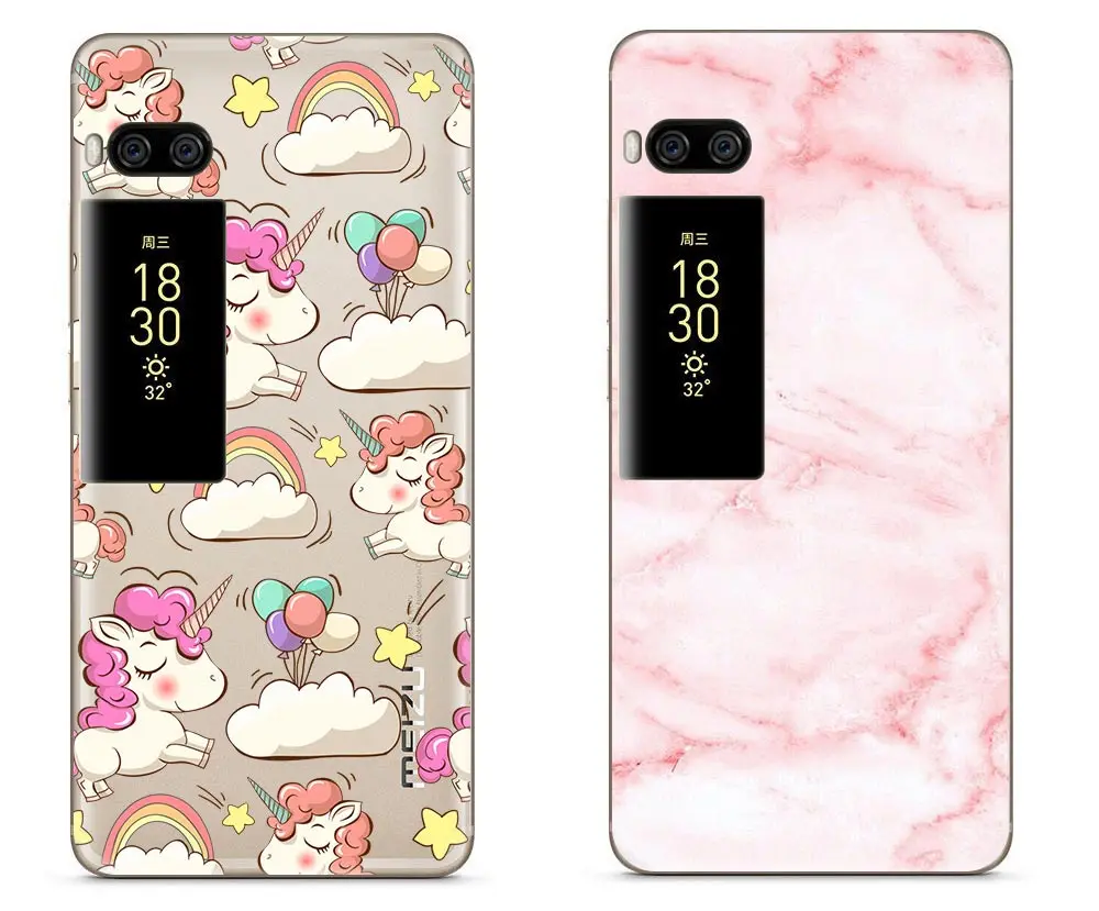 Чехол для телефона для Meizu Pro7 Pro 7 Plus M5C M5S M6 Note U10 U20 TPU мягкая задняя крышка высокого качества цветная Раскрашенная Прямая поставка с фабрики