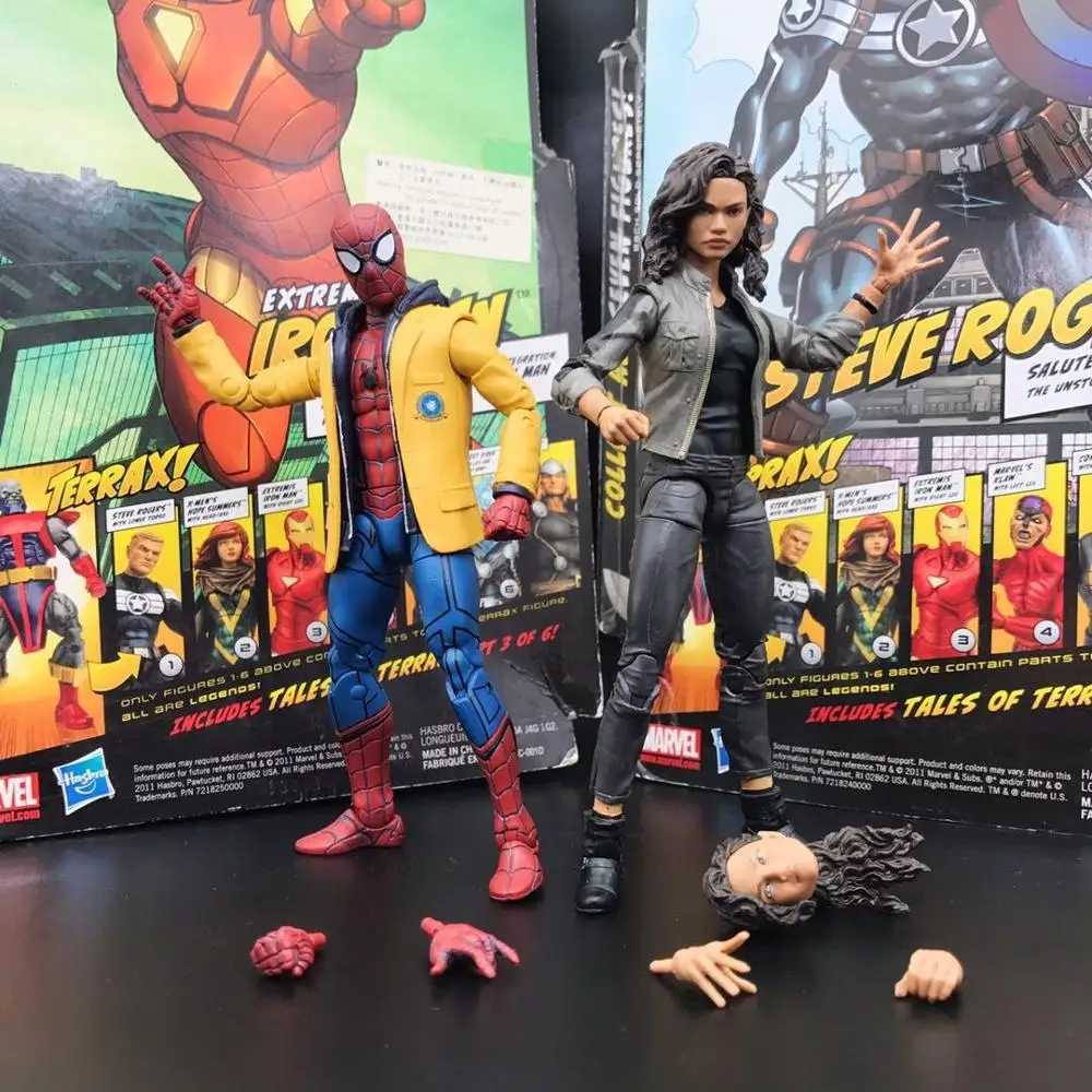 Marvel Legends Jackted Spiderman& Michel Jones Homecoming 2-pack Target " свободная фигура
