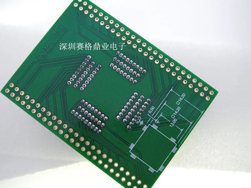 Оригинальный YAMAICHI IC тестовое сиденье IC51 1004 809 программа горения QFP100 TQFP100 QFP100/DIP