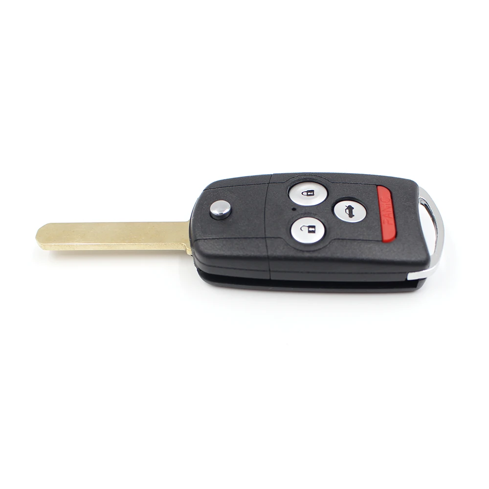 Keyecu Флип дистанционный брелок 4 кнопки 313,8 МГц ID46 чип для Acura MDX RDX 2007-2012 FCC ID: N5F0602A1A