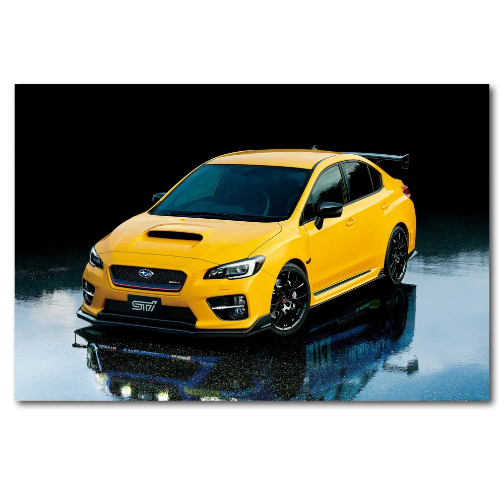 Subaru WRX классический спортивный автомобиль картина на стену художественные