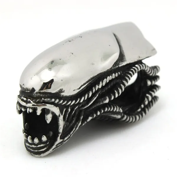 Drop Ship Polishing Fashion Alien Pendant 316L Stainless Steel Cool Men Monster Ghost | Украшения и аксессуары