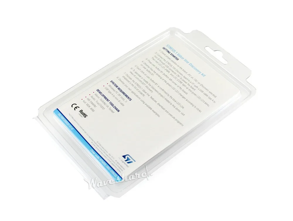 ST оригинальный STM32L100C-DISCO 32L100CDISCOVERY комплект обнаружения с STM32L100RC MCU встроенный