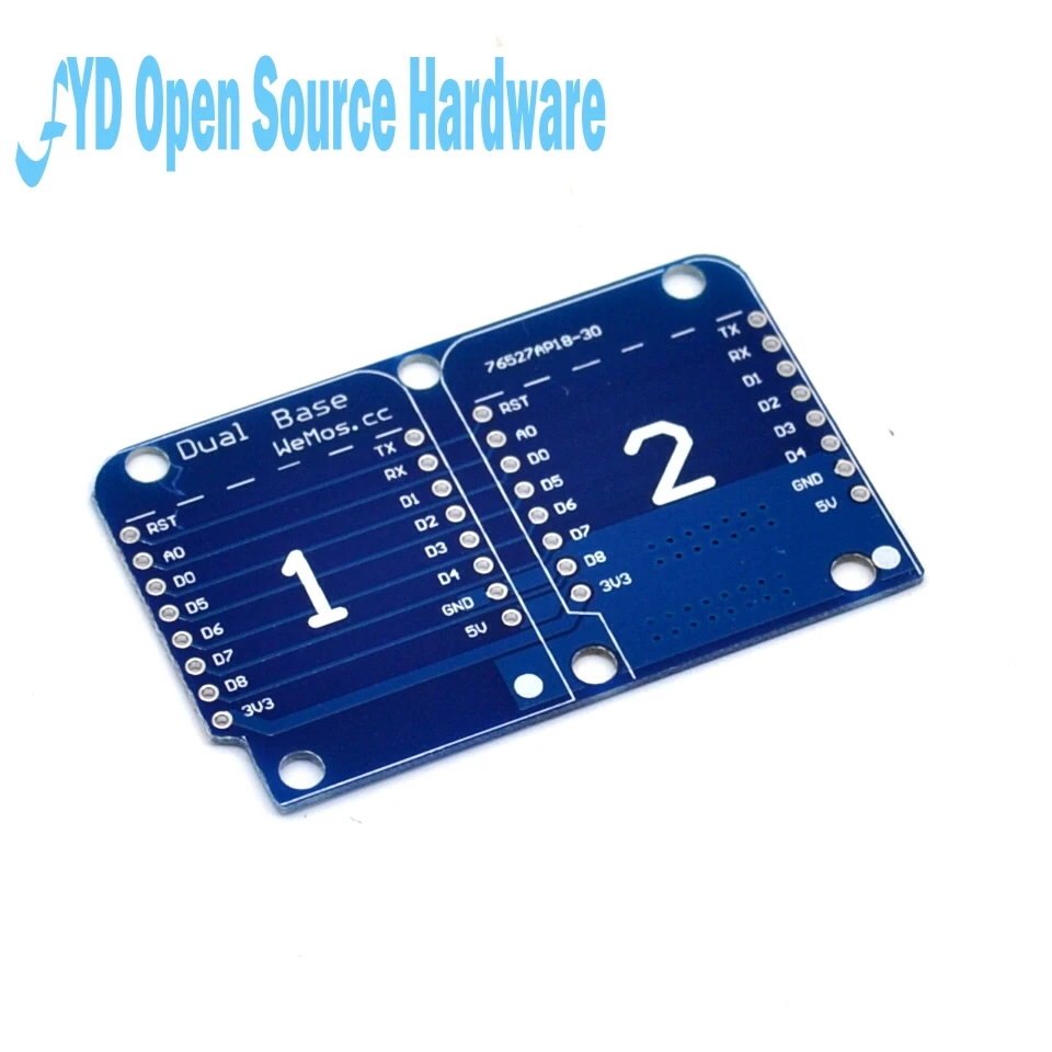 Wemos D1 Mini Dual Socket Base Shield NodeMCU ESP8266 макетная Базовая плата 3 В|mini nodemcu|nodemcu esp8266wemos d1 |