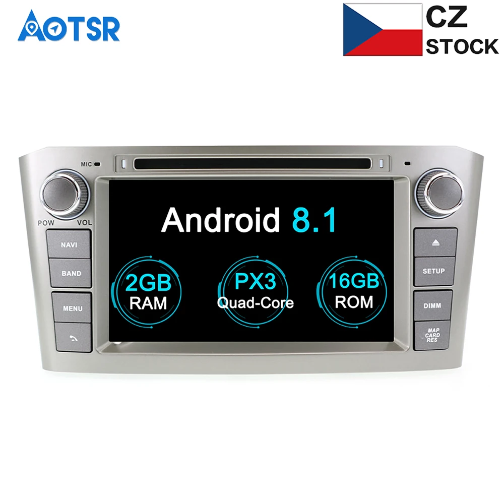 Aotsr Android 9,0 автомобильный dvd-плеер gps навигация для Toyota Avensis 2002-2008 радио мультимедиа авто радио головное устройство 2 Din wifi