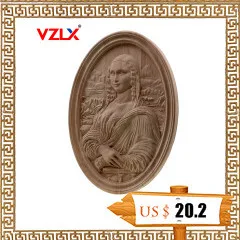 VZLX квадратная деревянная аппликация наклейки с резьбой угловой Onlay Неокрашенная мебель для винтажного домашнего декора двери шкафа украшения дома