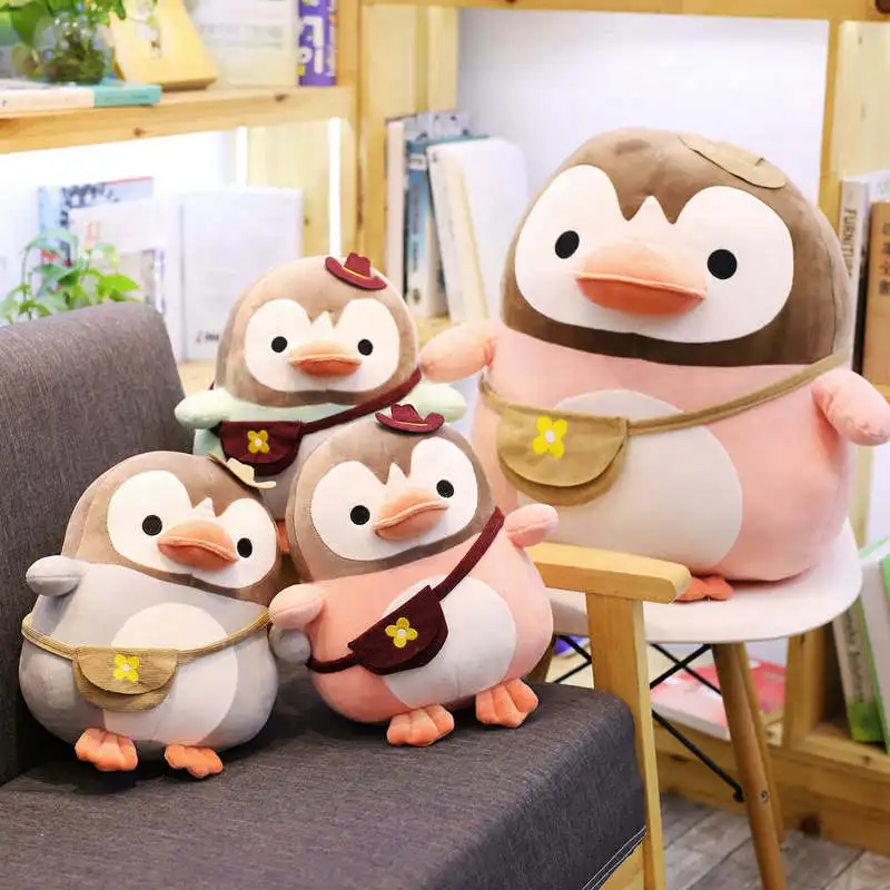 55 см 1 шт. новые милые плюшевые игрушки пингвина куклы в трех цветах можно выбрать