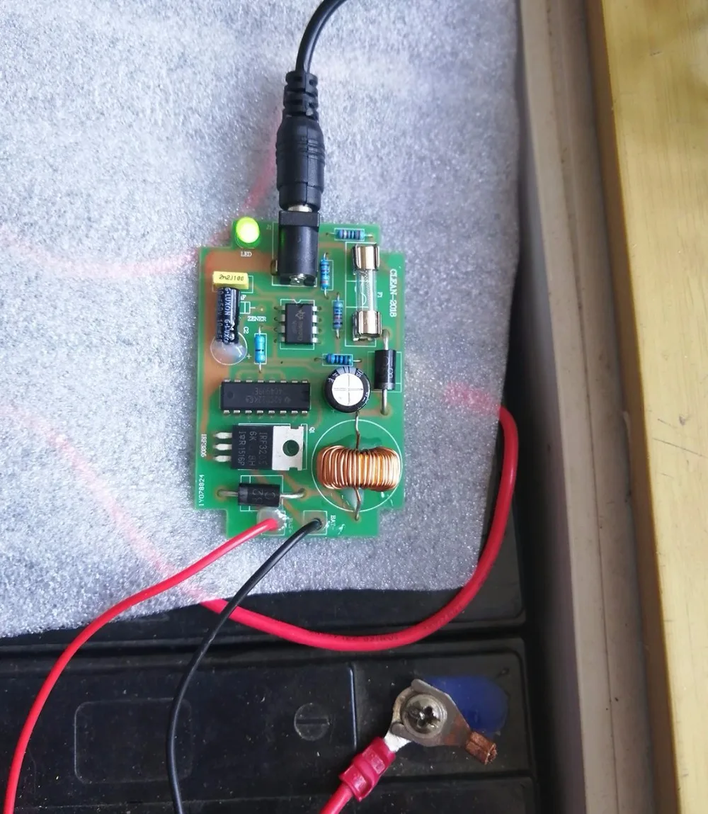 12 В свинцово Кислотное зарядное устройство Desulfator 7 30 Ампер DIY в сборе с