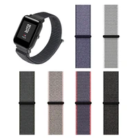 new nylon sport strap for xiaomi huami amazfit bip bit pace lite youth smart watch wearable wrist bracelet watchband