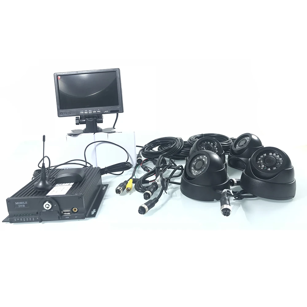 Дистанционная платформа система мониторинга AHD HD 3G GPS автобус набор 3 дюйма