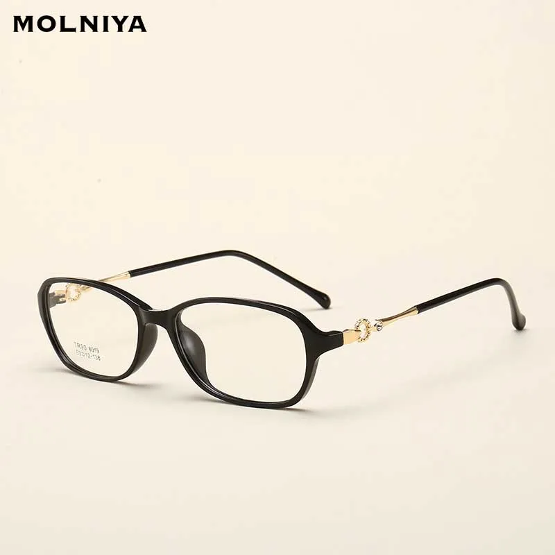 TR90 модные женские очки для близорукости оправы Ретро Мужские сверхлегкие оптические по рецепту оправа
