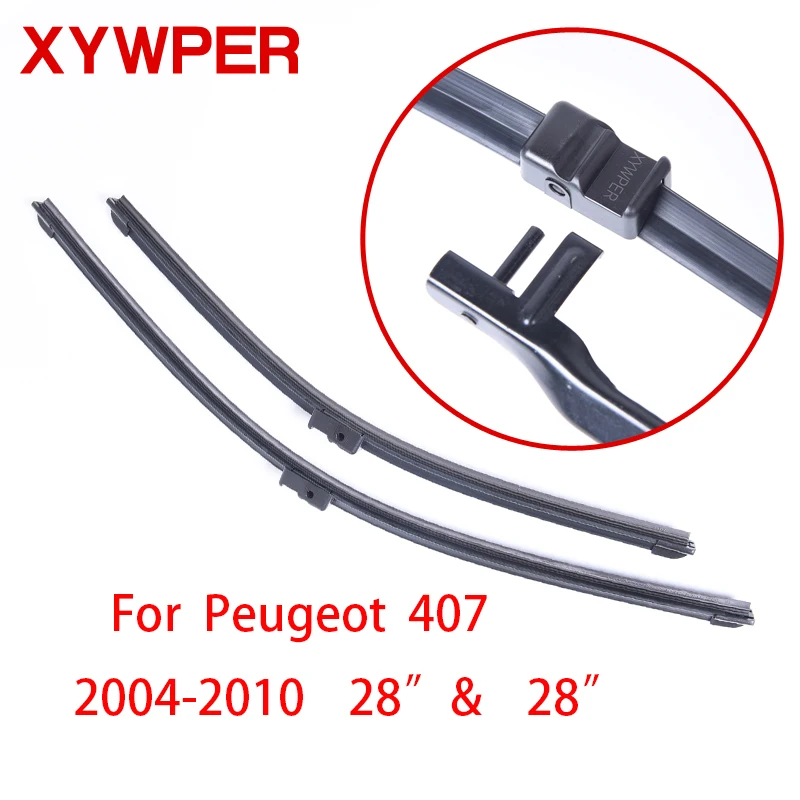 

XYWPER Wiper Blades for Peugeot 407 2004 2005 2006 2007 2008-2010 28"+28"Car Accessories Soft Rubber Car Windshield Wiper blades