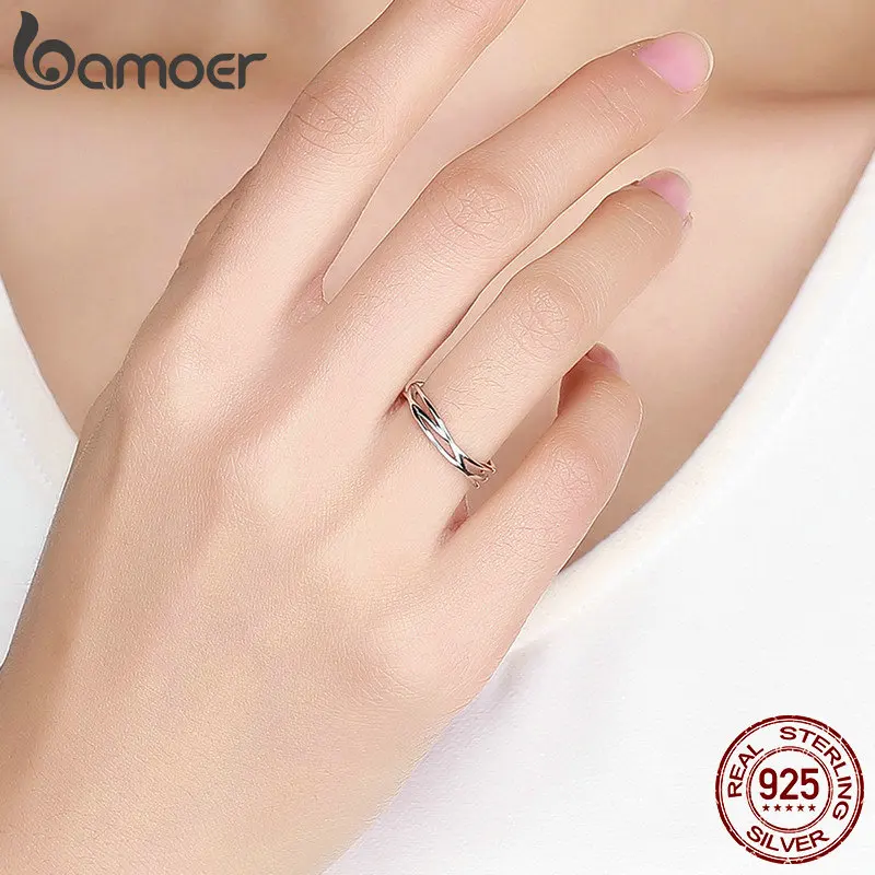 Женское кольцо из серебра 925 пробы с геометрическим рисунком|Кольца| |