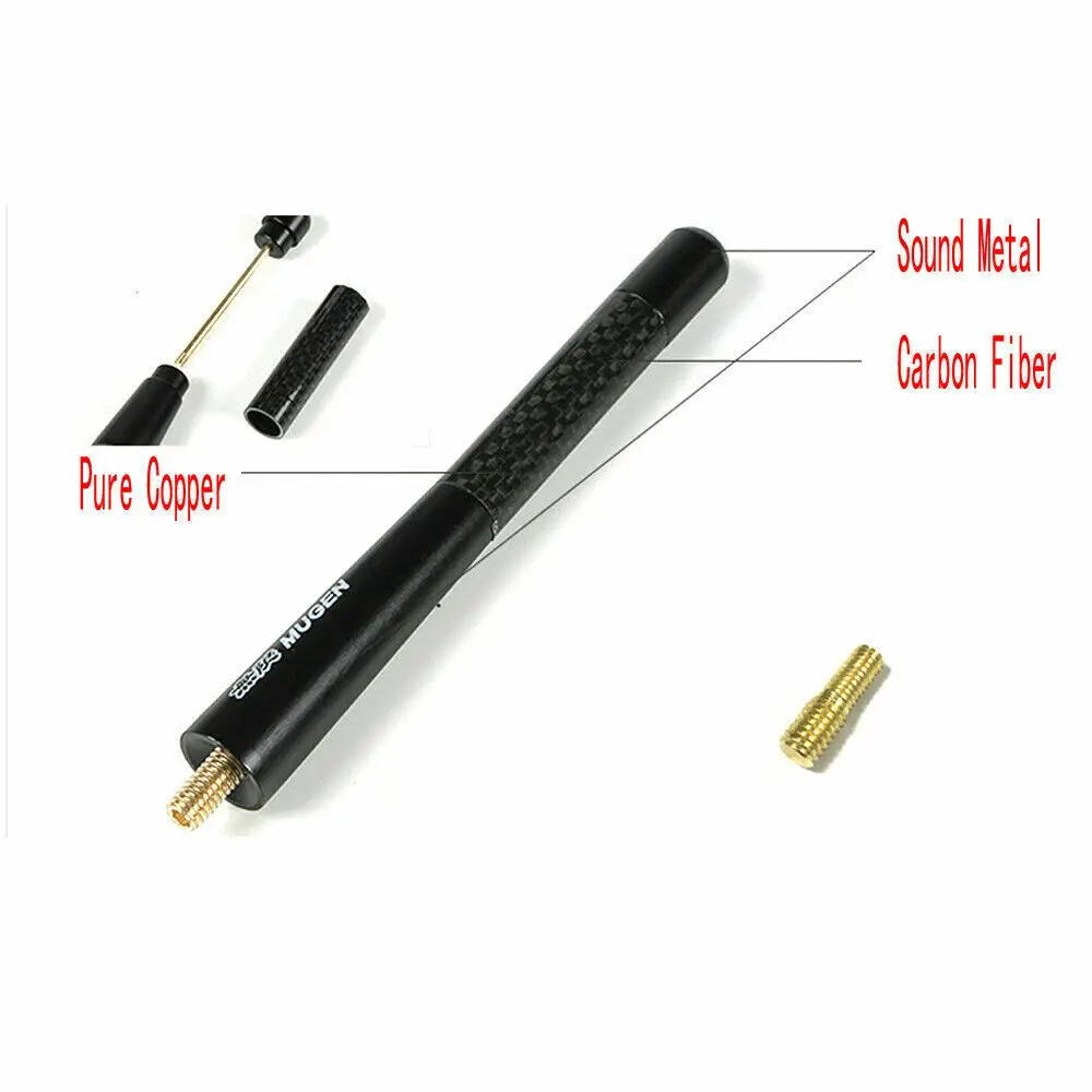 4," углеродное волокно радио FM автомобильная антенна для Toyota Camry Corolla RAV4 Yaris Highlander/Land Cruiser/PRADO Vios Vitz/Reiz