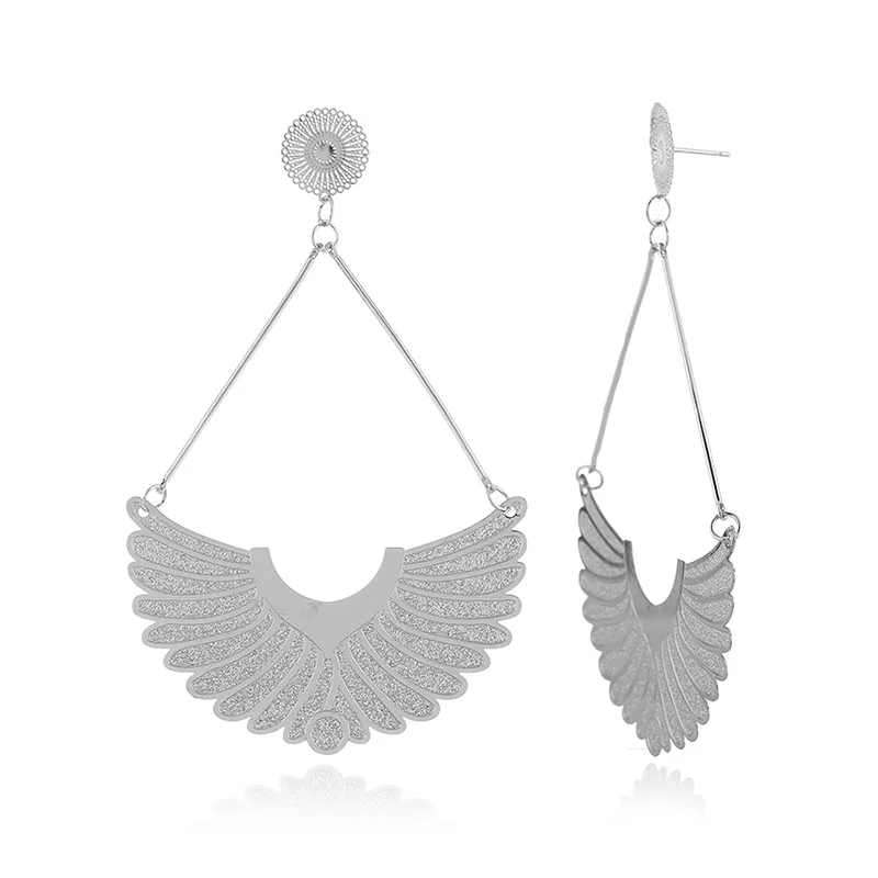 Renya New Arrival Angle Wine Shape Pendant Dangle Earrings Fashion Statement Metal Trendy Jewelry For Women | Украшения и