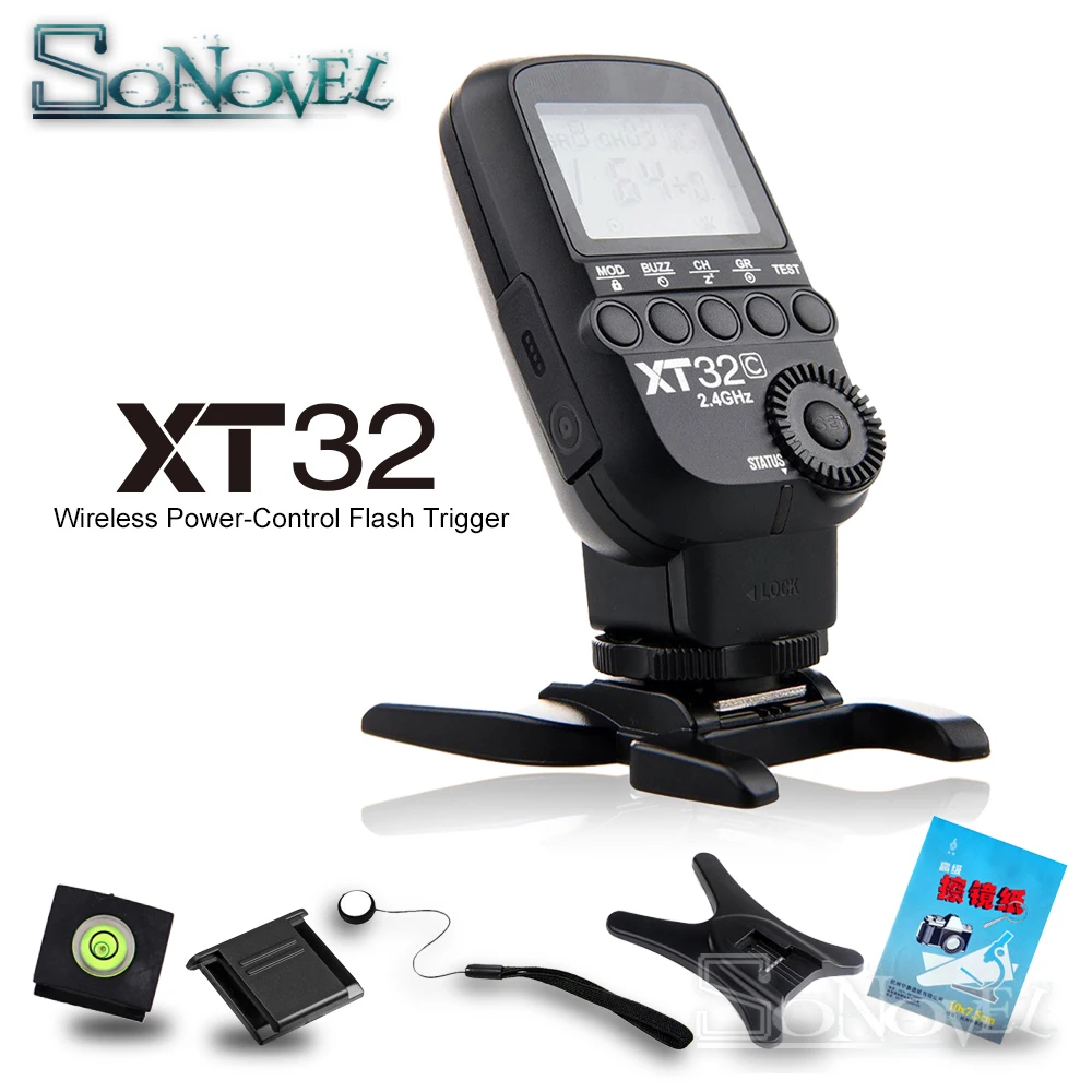 Godox XT32C 2 4G беспроводной 1/8000s высокоскоростной синхронизатор вспышки передатчик
