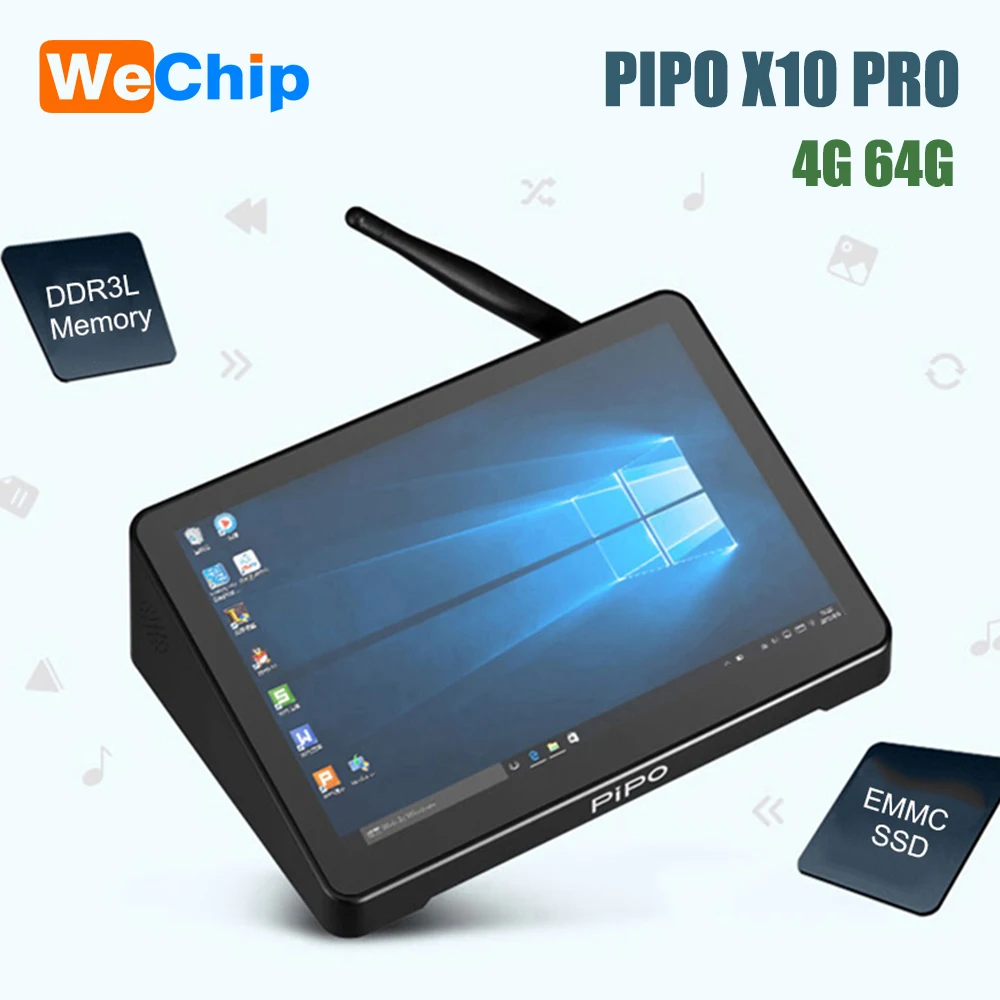 PIPO X10 PRO планшет с 10 8 дюймовым дисплеем четырёхъядерным процессором Intel Z8350 ОЗУ 4 Гб