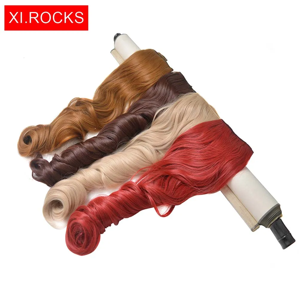 Wjj12070/1p Xi Rocks кудрявые синтетические удлинители волос с клипсой для черных женщин