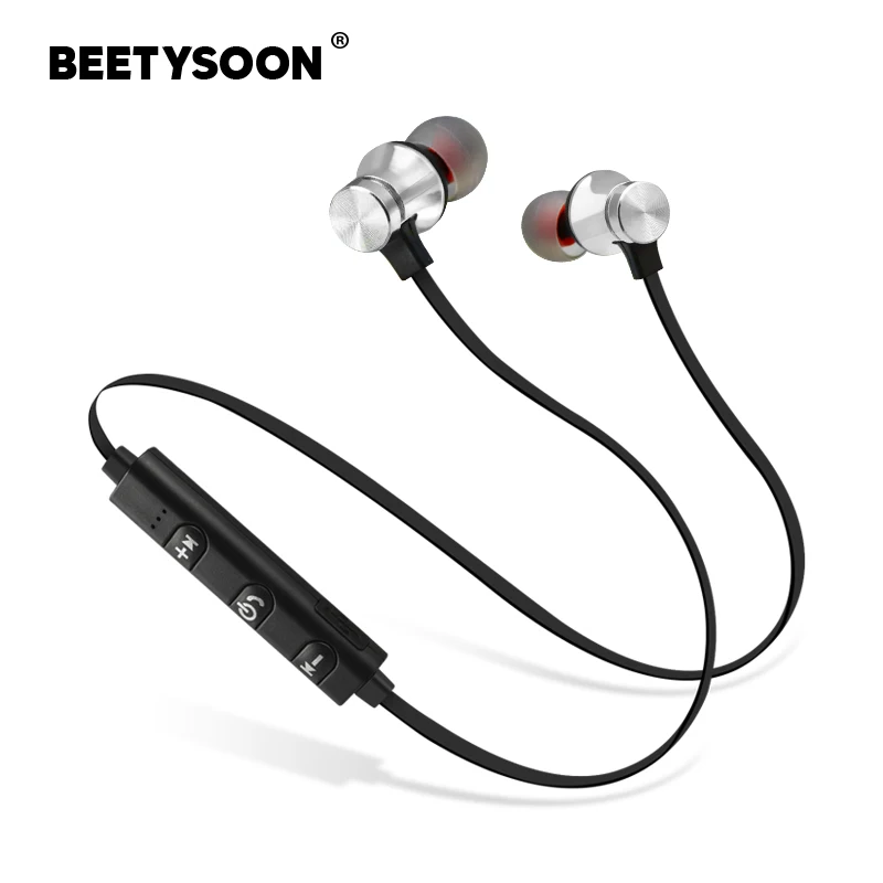 BEETYSOON беспроводные наушники спортивные блютуз Bluetooth для телефона гарнитура