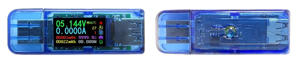 RD AT35 5 цифр USB 3,0 цветной ЖК-Вольтметр Амперметр Напряжение измеритель тока мультиметр Зарядка батареи банк питания USB Тестер