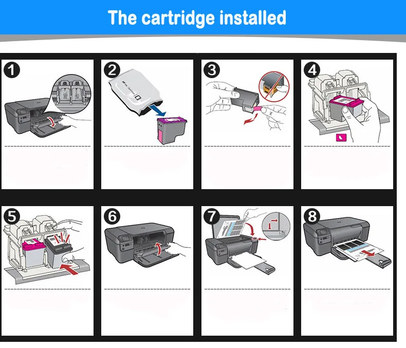 CP 2PK 123 для hp 123 123XL переработанного чернильного картриджа для hp с чернилами hp DeskJet 1110 1111 1112 2130 2132 2134 Officejet 3830 3831 3832 3834