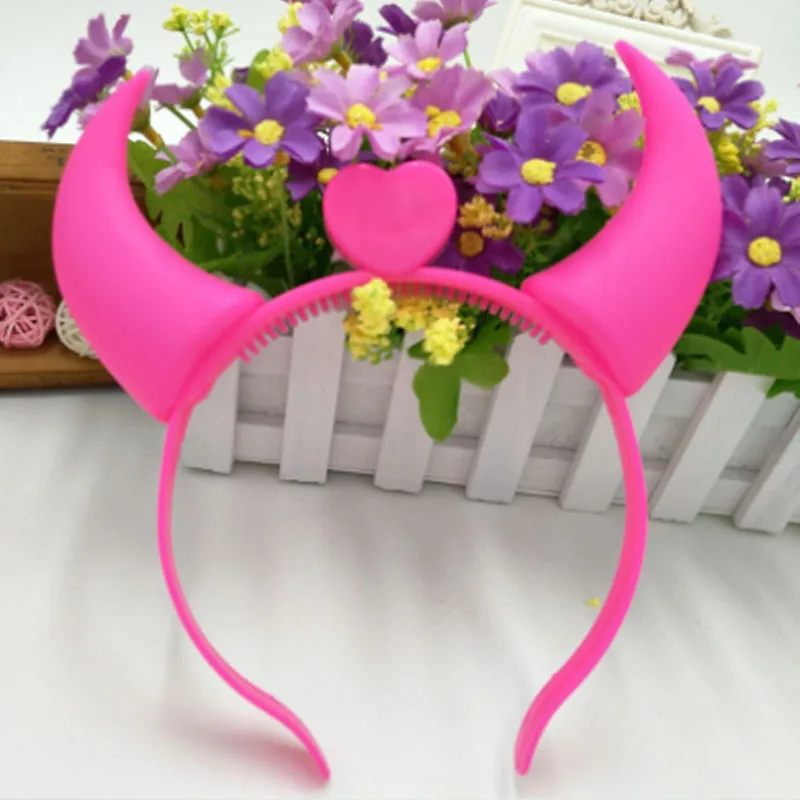 Glowing LED Flashing Horns Headwear Toys Luminous Headband Linghted Kids Toy Glow Party Hair home decor birthday|Сверкающие товары