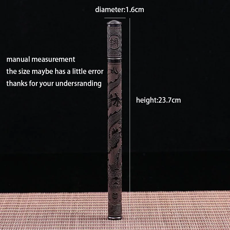 Изысканная флакон для хранения ладанов 1 шт. натуральный черный и эбеновый