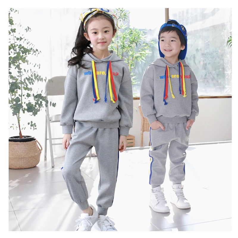Girls Tracksuits 2 pieces Sport Sets age 3 4 5 6 8 9 10 12 years Teenage Clothes Boys | Детская одежда и обувь