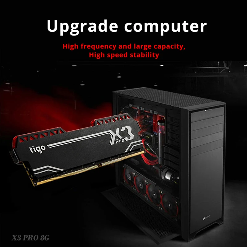Tigo DDR4 8 Гб ram PC игровая память светодиодный свет для настольного компьютера Gamer ddr