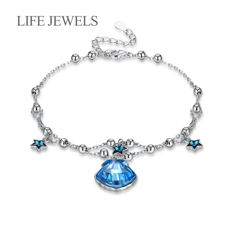 

Authentic100% 925 Sterling Silver Crystal Bracelet Zircon Charm l Women Luxury Silver Valentine's Day Gift Jewelry 18091
