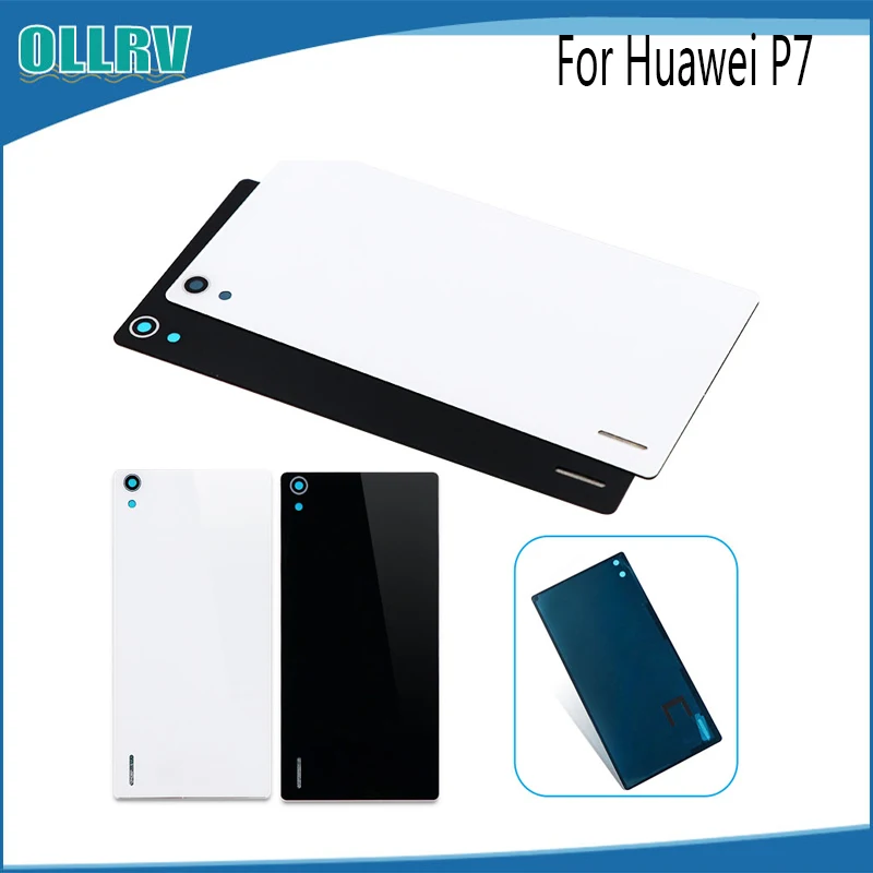 Новинка 100% задняя крышка батарейного отсека OLRRV корпус для Huawei P7 стеклянный