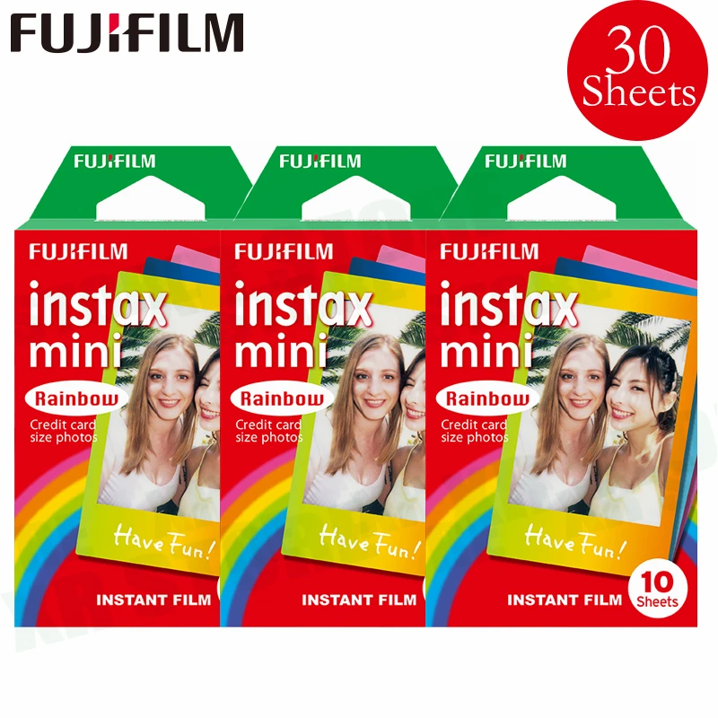 Натуральная белая пленка для Fuji Instax Мини 11 8 9 Film Rainbow мгновенной съемки фотобумага