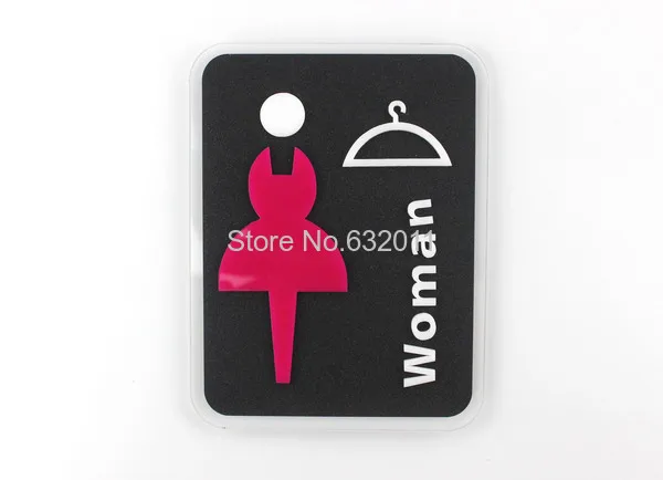 Акриловая дверная табличка для одежды раздевалка раздевалки настенные наклейки