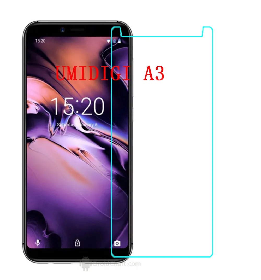 

Закаленное стекло для UMIDIGI 3 Защитная пленка для экрана телефона защита экрана Ультратонкий чехол для UMIDIGI A3