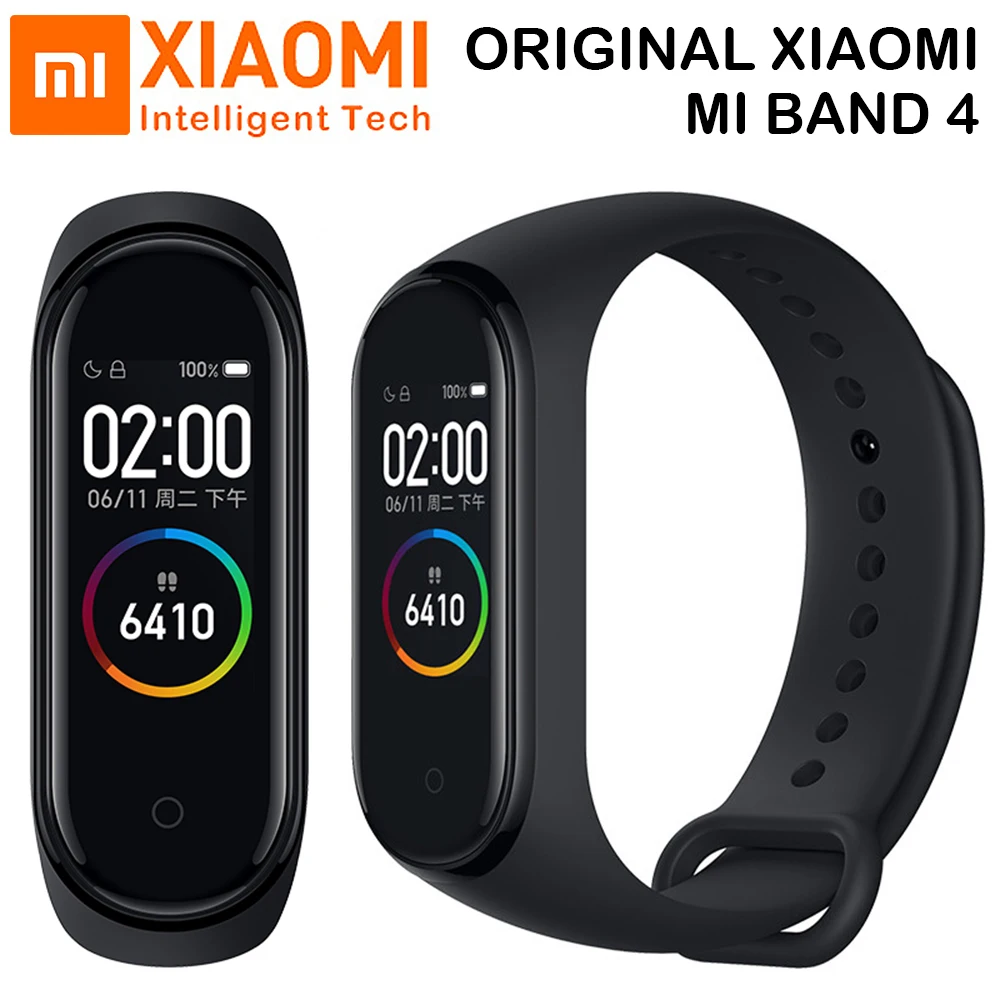 Новейший Xiaomi mi-браслет 4/Smart mi Band 3, фитнес-браслет с цветным экраном, Bluetooth 5,0 для IOS Android