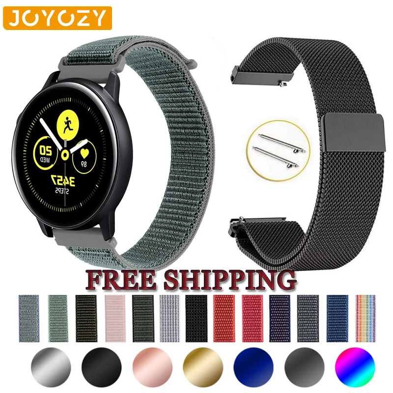 Для Samsung Galaxy 42 46 мм ремешки для часов 20 22 из нержавеющей стали быстросъемные