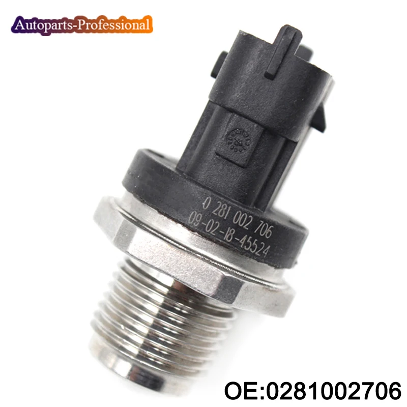 0281002706 новый датчик давления топливной рейки 1800 бар для VOLVO FIAT JACK RENAULT 0281002903 0281002937