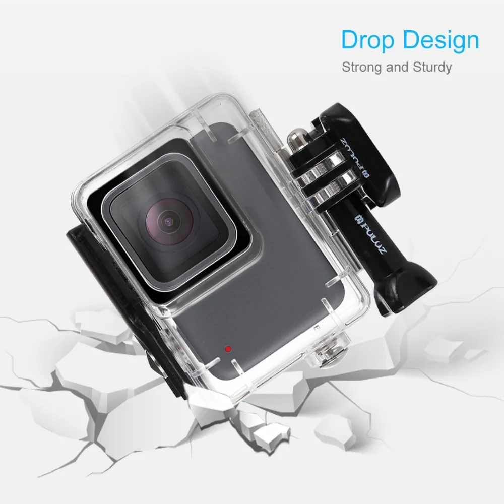 Фото PULUZ для GoPro Чехол 45 м подводный водонепроницаемый корпус Твердый защитный чехол PULUZ для GoPro Чехол 45 м подводный водонепроницаемый корпус Твердый защитный чехол