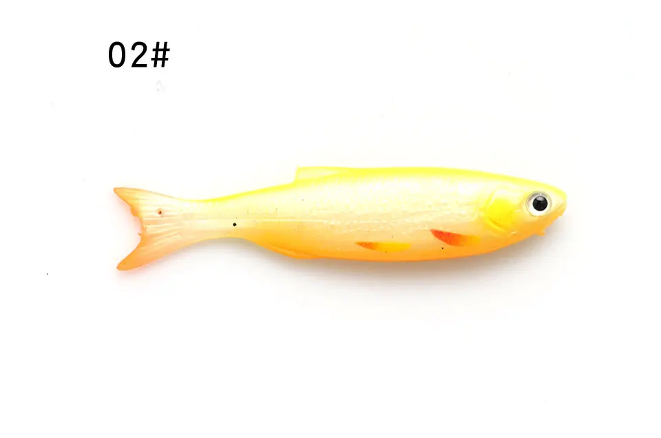 W.P.E новые мягкие приманки 6 шт./упак. 9 см 7 г/шт. Minnow черви рыболовные приманки приманка джиг силиконовый резиновый корпус Swimbait Шад воблер