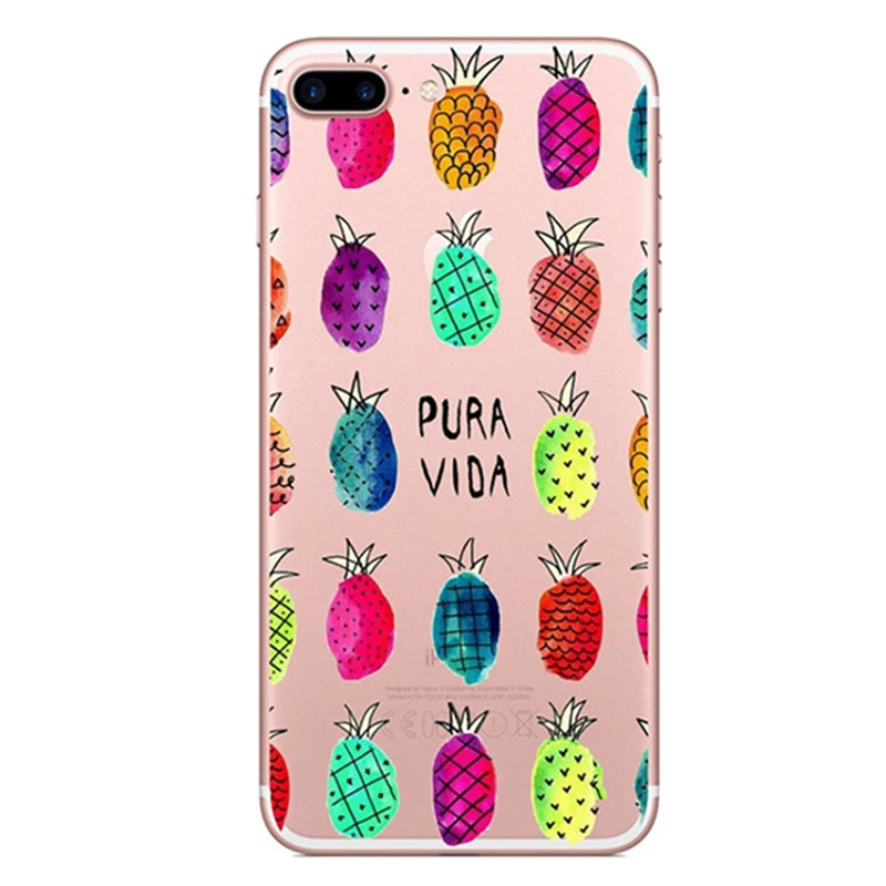 Чехол для iPhone X 8 7 6S 6 5 5S se с милым единорогом Ультратонкий Мягкий ТПУ чехол Plus Capas |
