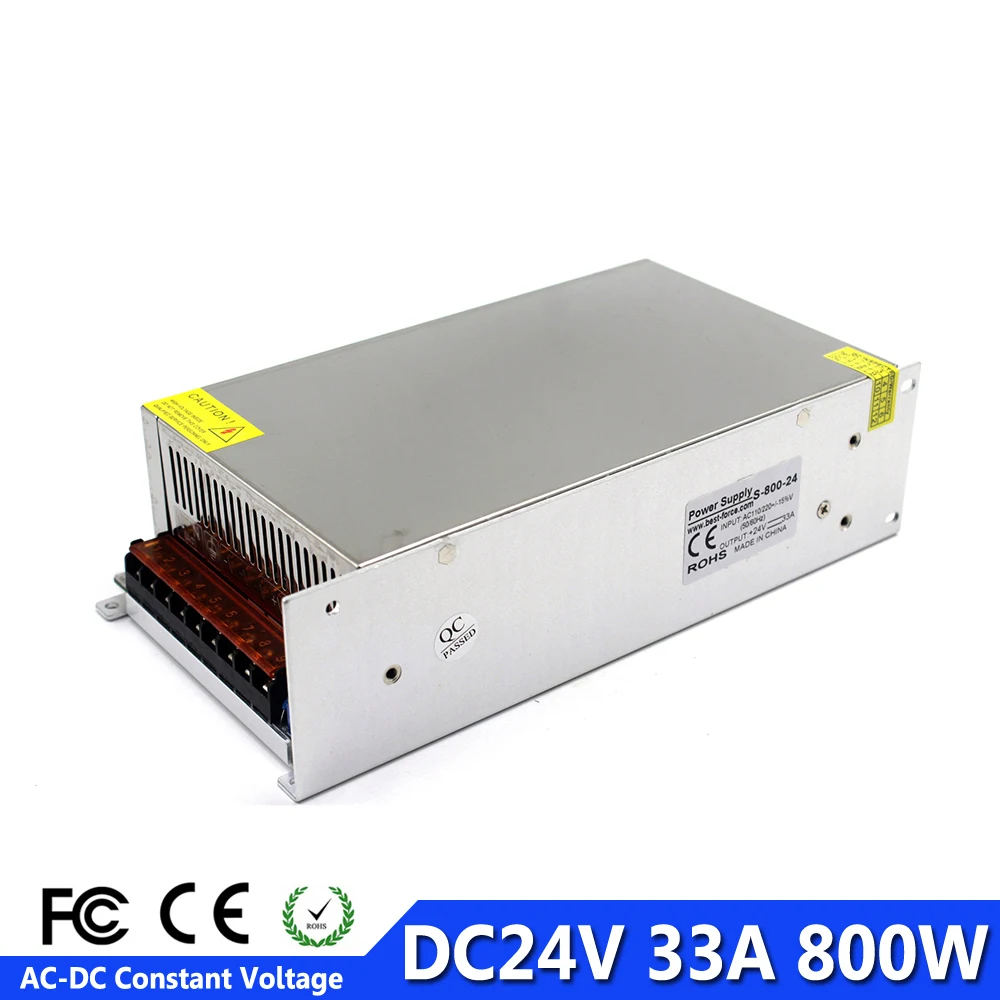 Переменный импульсный источник питания DC24V 33A 800 Вт светодиодный трансформатор