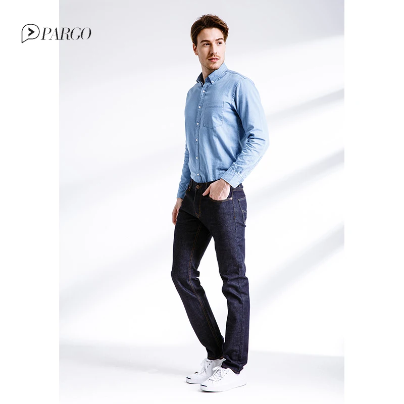 Новинка 2017 года модные мужские джинсы хлопковые эластичные брюки S брендовая